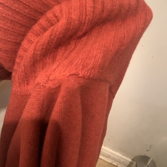 Gorgeous Burnt Orange Turtleneck Fenn Wright and Manson British Wear SZ Small - Picture 7 of 7